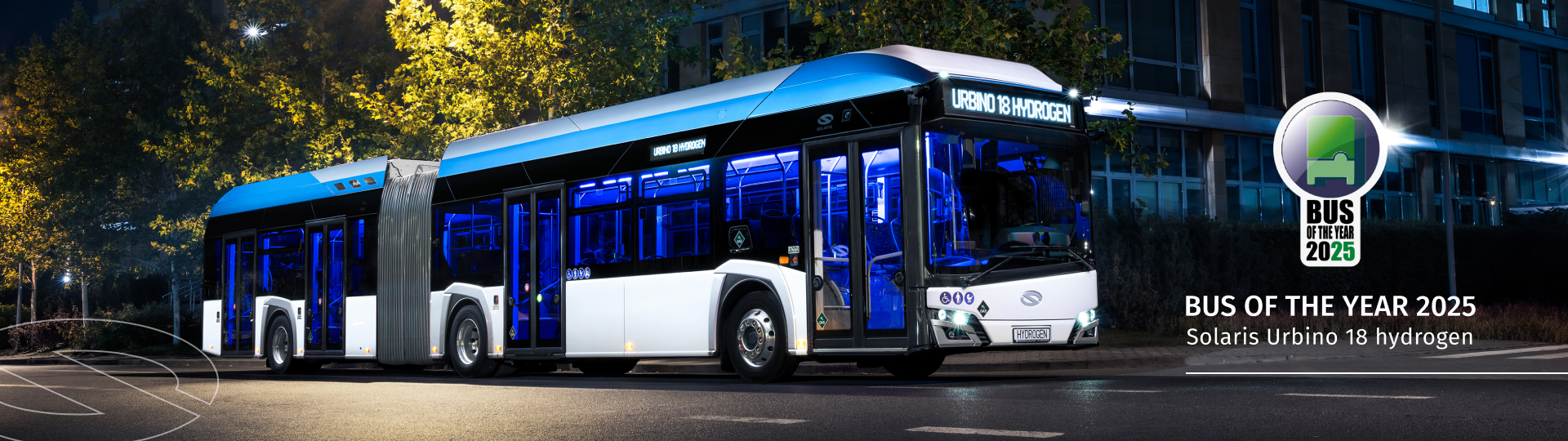 Solaris Urbino 18 hydrogen zdobywa tytuł Bus of the Year 2025!