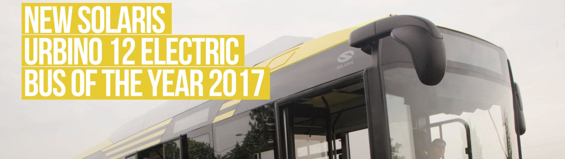 The electric Solaris Urbino crowned Bus of the Year 2017!