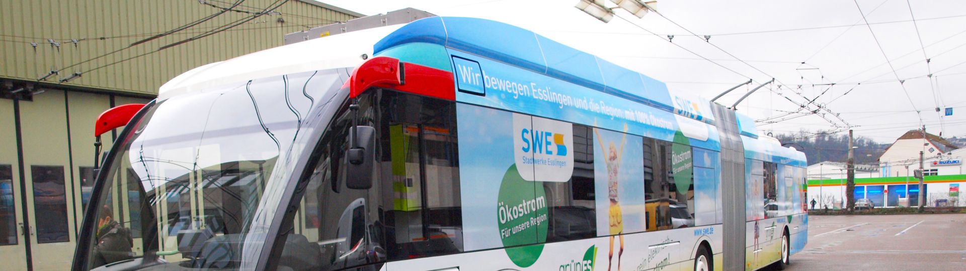 Innovative Solaris Trollino already on route in Esslingen, Germany