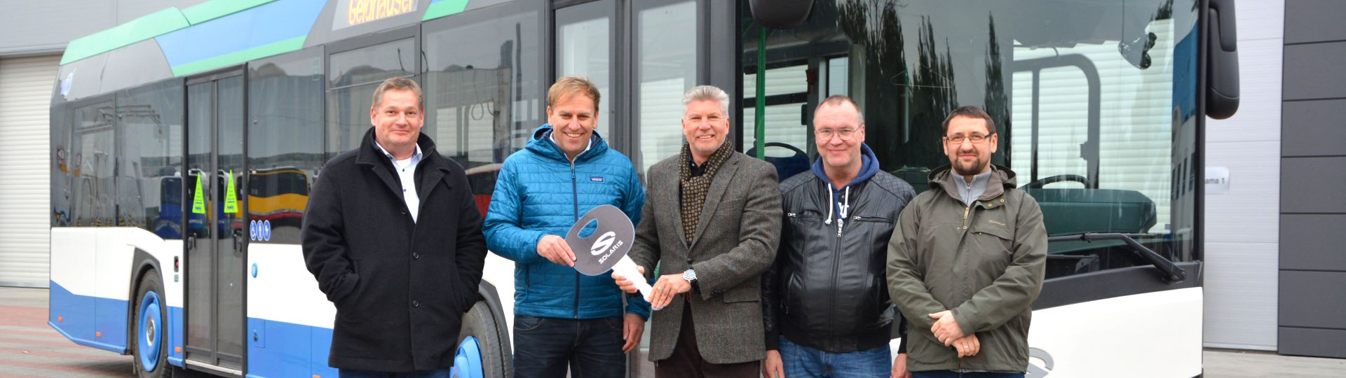 Four new generation Solaris buses handed over to Martin Geldhauser GmbH & Co. KG