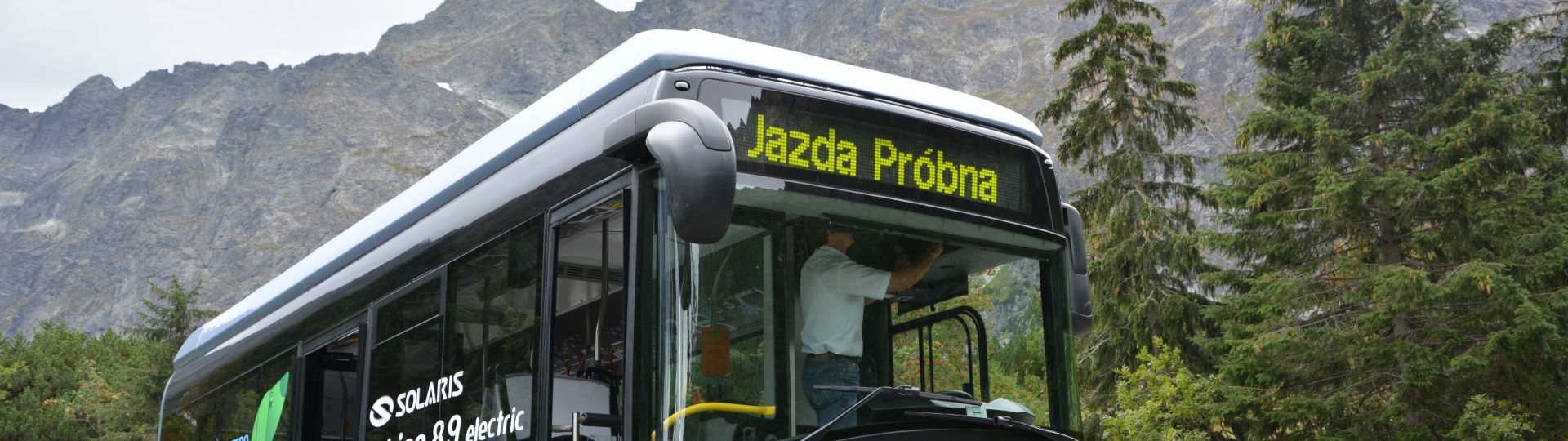 Zakopane in the Tatra Mountains stands for Solaris buses